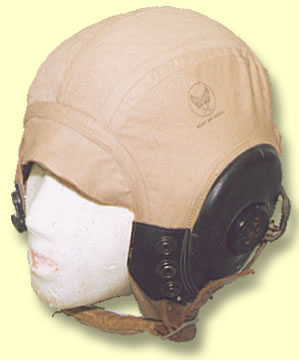 USAAF ANH15 Cloth Flying Helmet - Click for the bigger picture