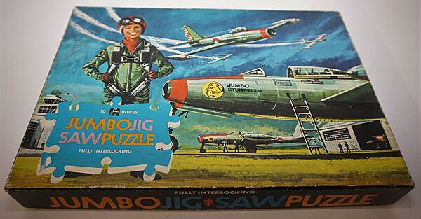 Jumbojig F-84 G 'Thunderjet' Jigsaw Puzzle - Click for the bigger picture
