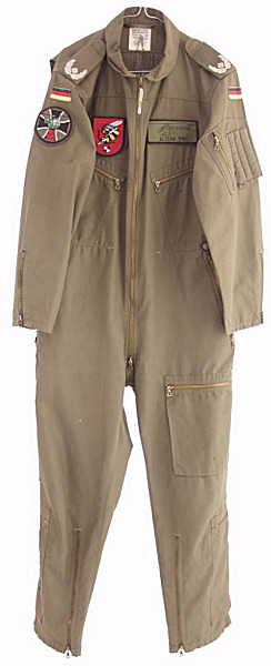 German Olive Green Flight Suit - Click for the bigger picture