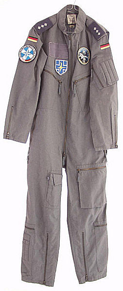 German Grey Fabric Flight Suit - Click for the bigger picture