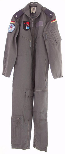 German Air Force Grey Cotton Flight Suit - Click for the bigger picture