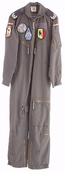 German Air Force Grey Fabric Flight Suit - Click for the bigger picture