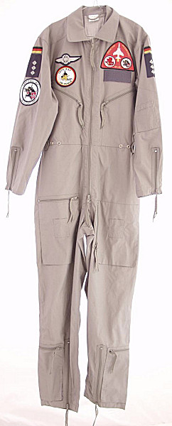 German Air Force Light Grey Cotton Flight Suit - Click for the bigger picture