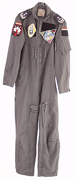 German Air Force Dark Grey Fabric Flight Suit - Click for the bigger picture