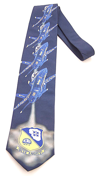 Blue Angels Blast Off Tie - Click for the bigger picture