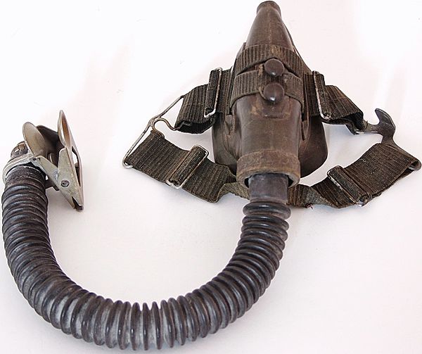 Luftwaffe Model 10-6701 Two point oxygen mask - Click for the bigger picture