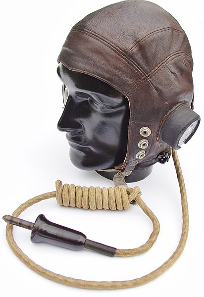 RAF C type Flying Helmet - Click for the bigger picture