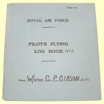 RAF Log Book - Click for the bigger picture