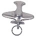 JU88 Trench Art Key Ring from Battle of Britain - Click for the bigger picture