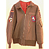 Luftwaffe Grey Leather Flight Jacket - Click for the bigger picture