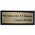 Wing Commander J.A.Thomson Office Name Board - Click for the bigger picture