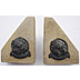 A pair of original WWII Blitz bookends made from Historic Portland Stone - Click for the bigger picture