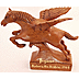 Pegasus Carved Winged Horse marked Arnhem 1944 - Click for the bigger picture