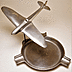 Supermarine Spitfire Trench Art Ashtray - Click for the bigger picture