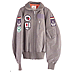 Luftwaffe Grey Leather Flight Jacket - Click for the bigger picture