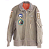 Luftwaffe Grey Leather Flying Jacket - Click for the bigger picture