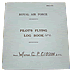 RAF Log Book - Click for the bigger picture