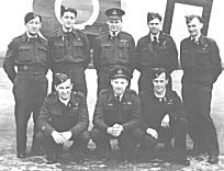 Crew of Halifax LL510. Flt. Lt Freddy Green is in the centre of the back row, W/O J.R.Bristow is also in the back row 2nd from right