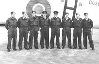 The crew of Halifax LL123 - Click for a bigger picture