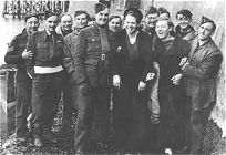 "Able Seaman" Bristow (slightly less "able" due to generous issue of rum!) with the crew