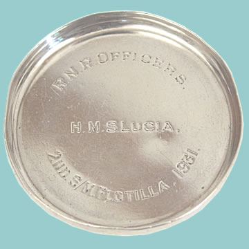 Solid Silver Presentation Drinks Coaster - Click for the bigger picture