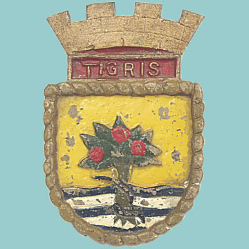 Heavy Cast Brass Ship's Badge - Click for the bigger picture