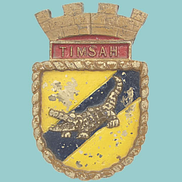 Heavy Cast Brass Ship's Badge - Click for the bigger picture