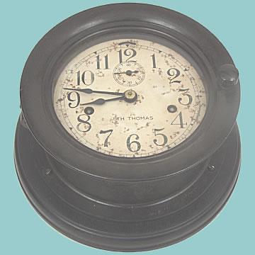 Seth Thomas Ship's Clock - Click for the bigger picture