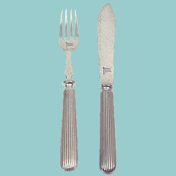 White Star Line - Fish Knife and Fork - Click for the bigger picture