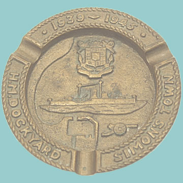 Heavy Bronze Ashtray - Click for the bigger picture