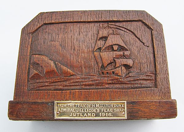 Treen Letter Rack made from timbers ex HMS Iron Duke - Click for the bigger picture