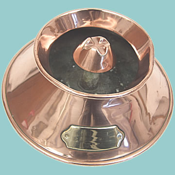 Ship's Copper Ashtray - Click for the bigger picture