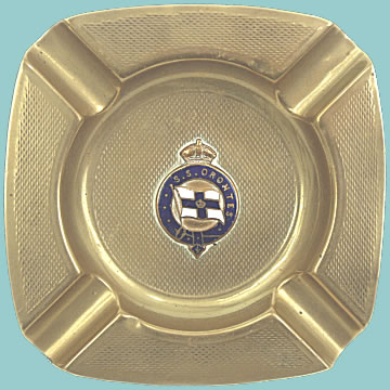 SS Orantes Ashtray - Click for the bigger picture