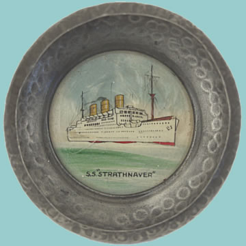 P&O SS Strathnaver Commemorative Bowl - Click for the bigger picture