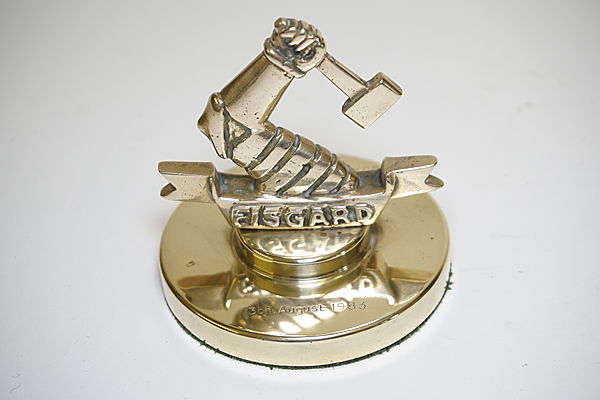 HMS Fisgard Presentation Paperweight presented to the Controller of the Navy - Click for the bigger picture