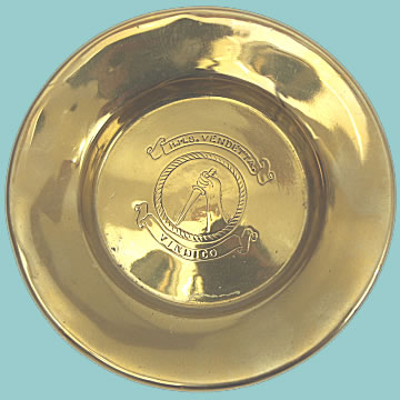 HMS Vendetta Trench Art Ashtray - Click for the bigger picture