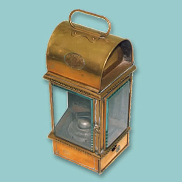 Ship's Bulkhead Lantern - Click for the bigger picture