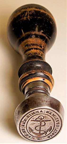 Lord High Admiral of Great Britain Original Desk Seal with Royal Associations - Click for the bigger picture