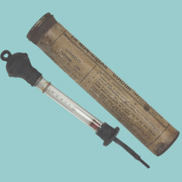 Admiralty Pattern 574 Non-Break Guidor Hydrometer - Click for the bigger picture