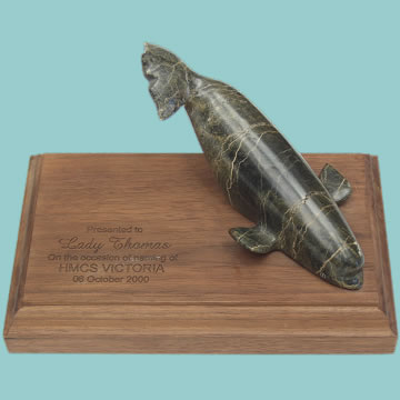 H.M.C.S. Naming Ceremony Presentation Award - Click for the bigger picture