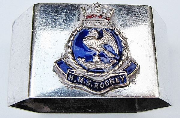 HMS Rodney Napkin Ring - Click for the bigger picture