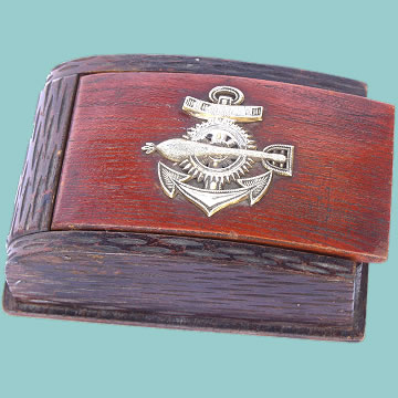Kreigsmarine Cigarette Box from Schnellboot S-151 - Click for the bigger picture