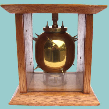 Trench Art Sea Mine Model - Click for the bigger picture