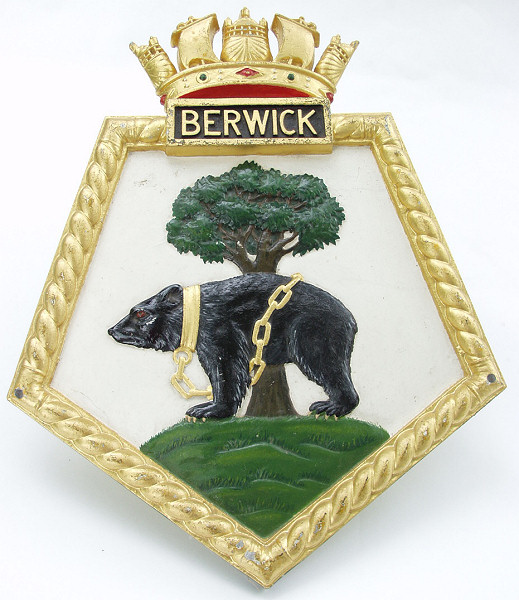 HMS Berwick Screen Badge - Click for the bigger picture