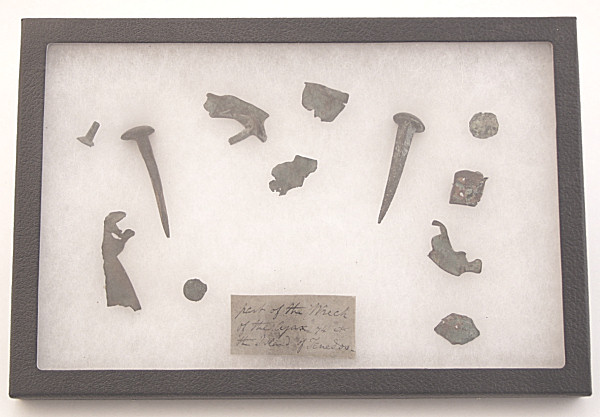 HMS Ajax Wreck Artifacts - Click for the bigger picture