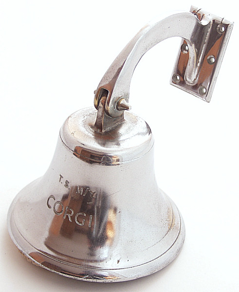Ship's Bell named to T.S.M/Y Corgi - Click for the bigger picture