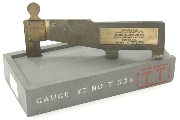 Royal Navy/Fleet Air Arm Torpedo Rudder Adjusting Gauge - Click for the bigger picture