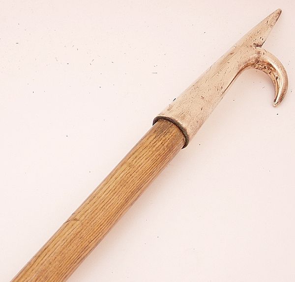Original Boat Hook with Brass Tip - Click for the bigger picture