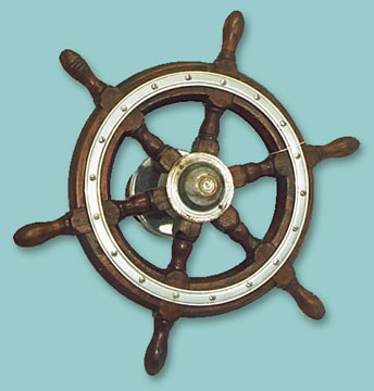 Ship's Helm (Ship's wheel) - Click for the bigger picture