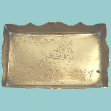 HMS Benbow Trench Art - Click for the bigger picture